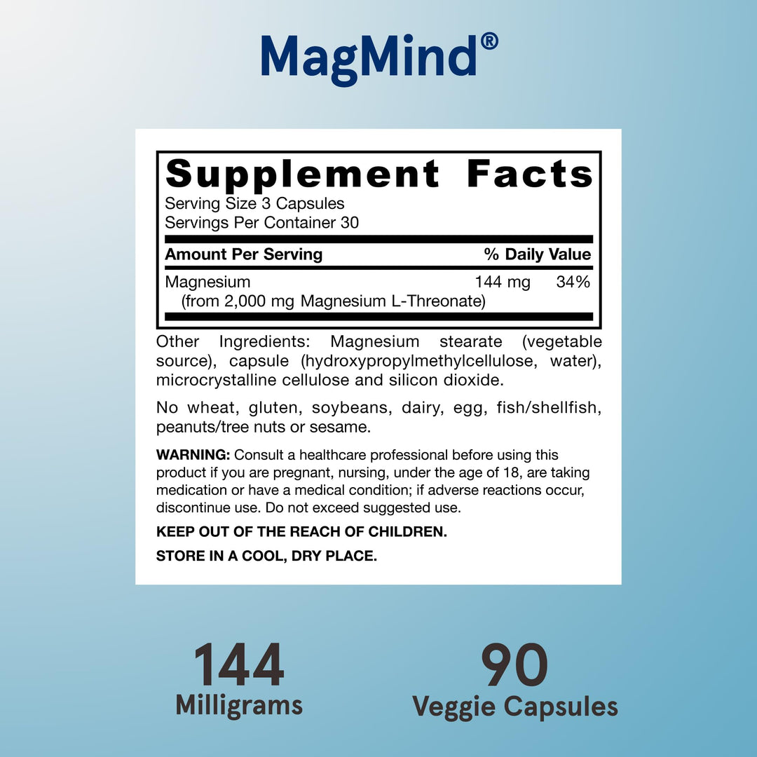 Formulas Magmind Nutritional Supplement, 90 Count