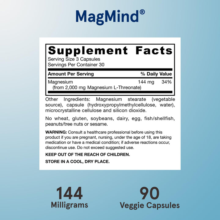 Formulas Magmind Nutritional Supplement, 90 Count