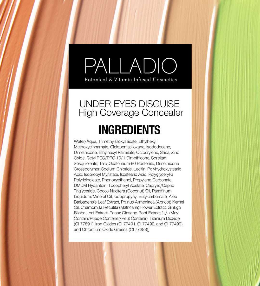 Full Coverage Concealer, Under Eyes Disguise, Creamy Face and Eye Concealer, Evens Skin Tone, Conceals Blemishes, Dark Circles and Fine Lines, Use with Concealer Brush, Mocha