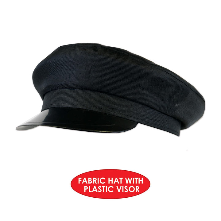 Chauffeur Hats, 2 Pieces – One Size Fits Most, Halloween Costume Dress Up, Novelty Hats, Chauffeur Costume Accessories, Driver Costume, Drivers Hat