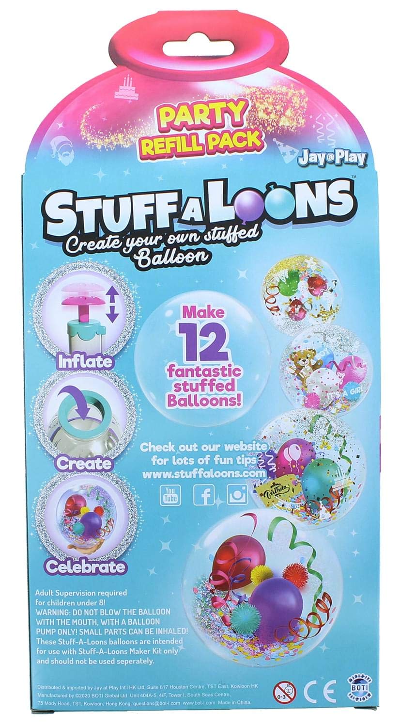 Stuff-A-Loons - Party Refill Pack - Includes 10 Balloon