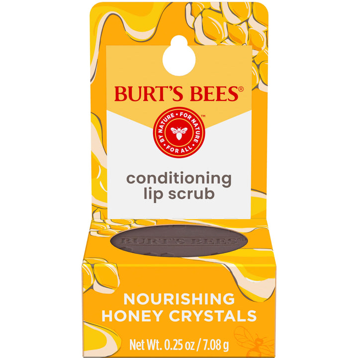 Burt&#39;s Bees 100% Natural Conditioning Lip Scrub with Exfoliating Honey Crystals - 0.25 Ounce