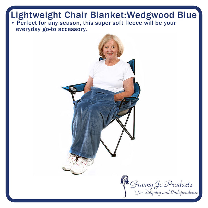 Granny Jo Products Lightweight Wheelchair Blanket, Wedg