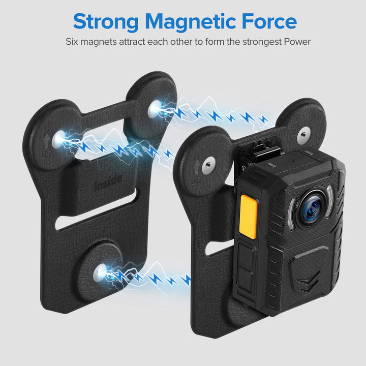BOBLOV Body Camera Magnet Mount, 6pcs/8pcs Magnets Opti