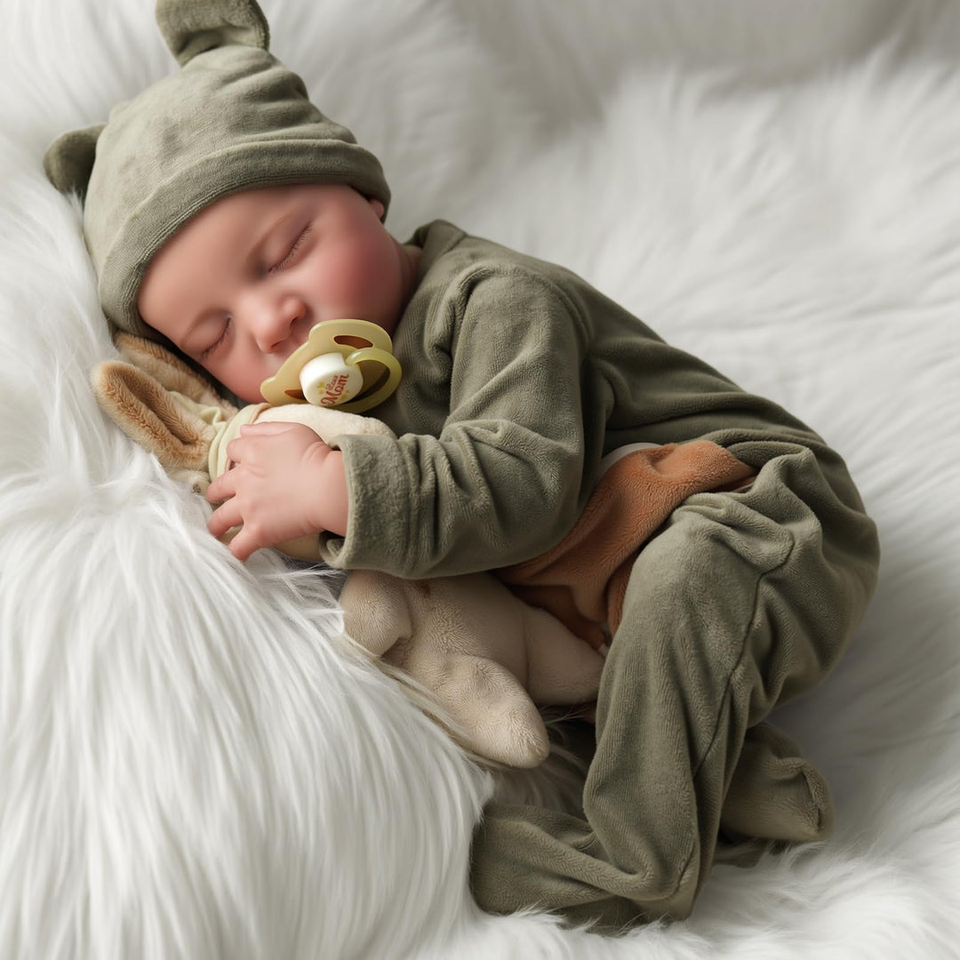 JIZHI Lifelike Reborn Baby Dolls - 17 inches Realistic 