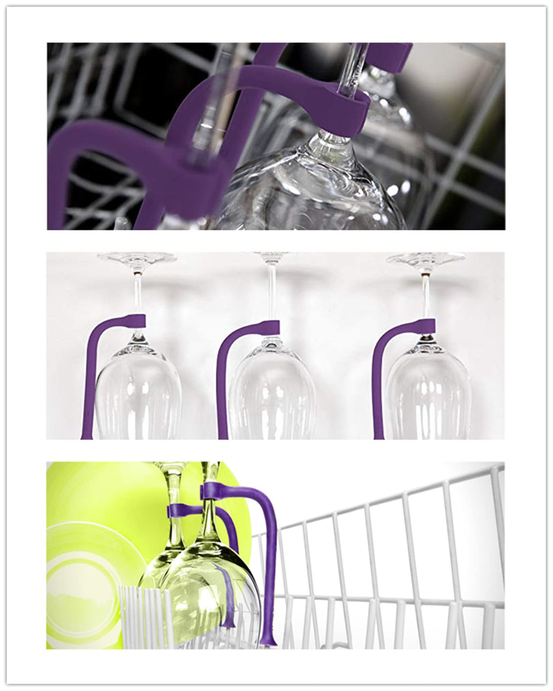 9 Pcs Stemware Saver Stemware Holder Dishwasher Wine Glass Protector Dishwasher Attachment 21cm 17cm 11.5cm