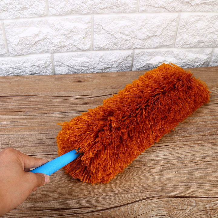 Duster, Washable Anti Static Duster with Soft Microfiber for Cleaning, Home Furniture, Car Cleaning Tool(Dark Brown)