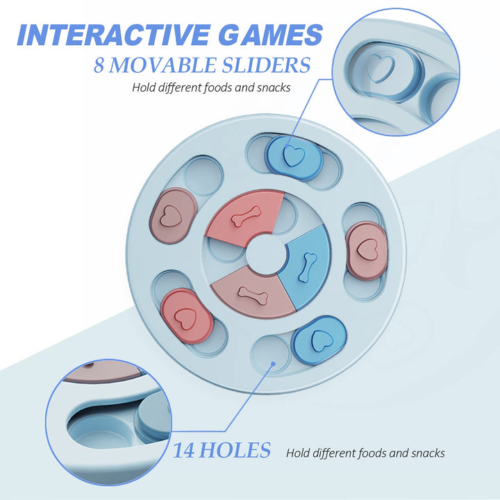 ZINEQI Dog Puzzle Toys Durable Dog Puzzles for Smart Dogs, Treat Dispenser for Training Funny Feeding, Interactive Dog Toys to Aid Pets Digestion, IQ Games &amp; Mental Enrichment2