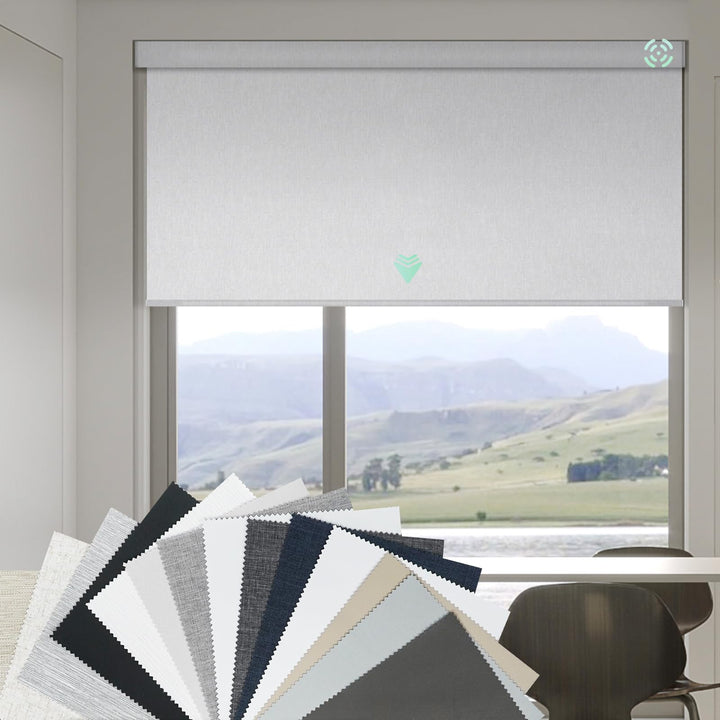 Yoolax Motorized Blinds with Remote, Blackout Smart Bli
