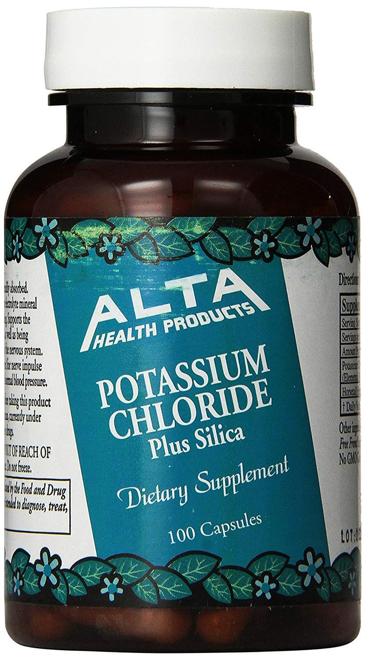 Alta Health Potassium Chloride and Silica Capsules, 100