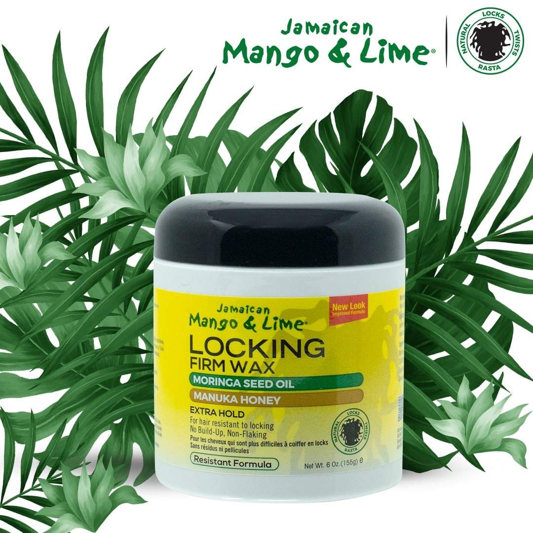 Jamaican Mango &amp; Lime Locking Firm Hair Wax 6 oz