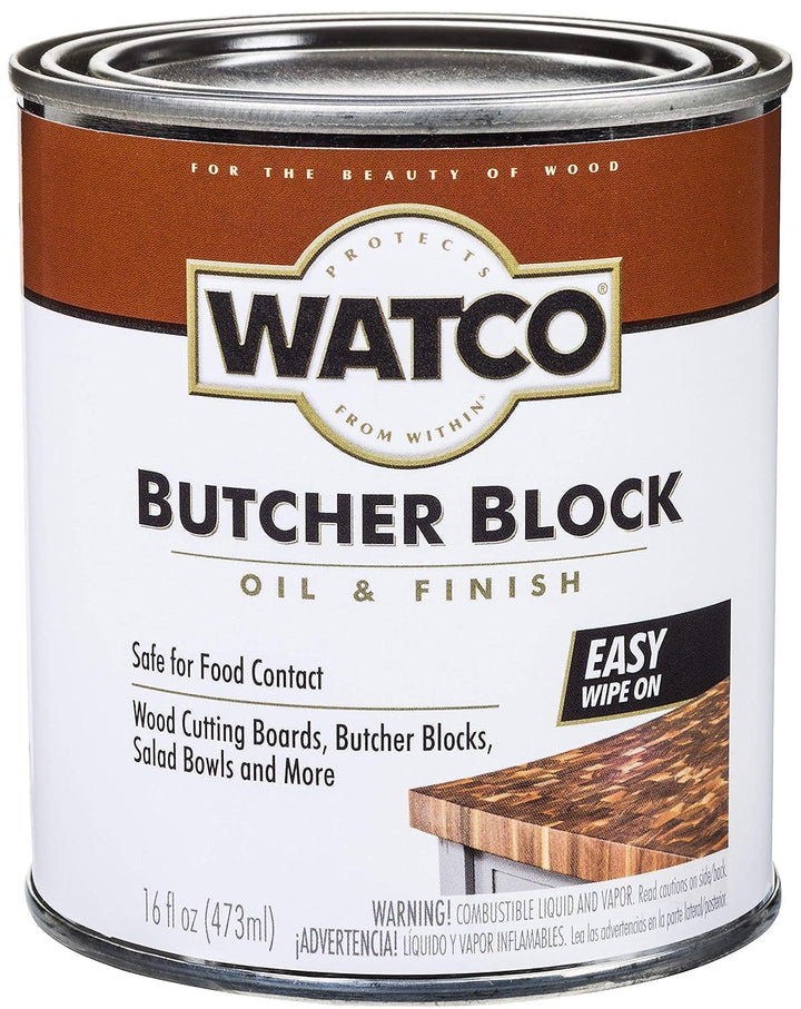 Watco 241758 Butcher Block Oil &amp; Finish, 16 oz,