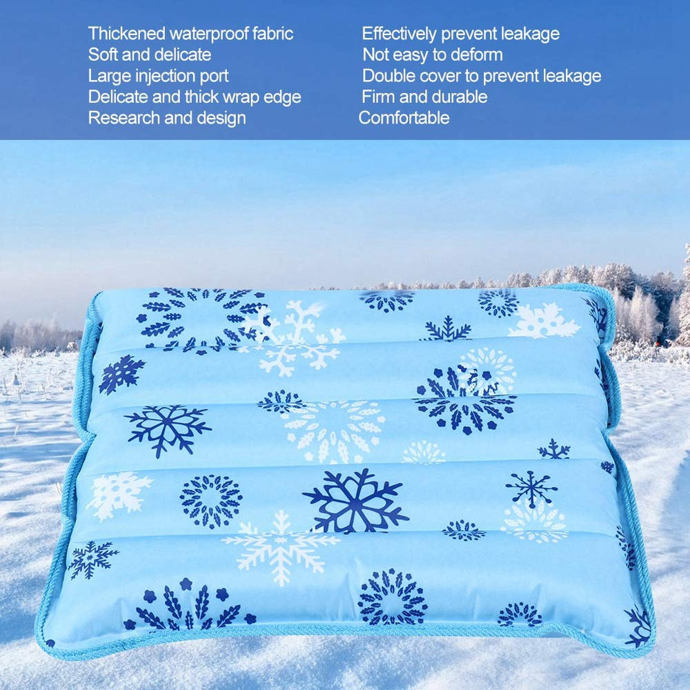 Cooling Mat, Cool Pillow Ice Pillow, Water Filling Ice Pillow Chair Pad, Multifunctional Children Adult Waterproof Ice Pillow Water Seat Cushion Baby, Children, Student, Office, Car, Travel(#3)