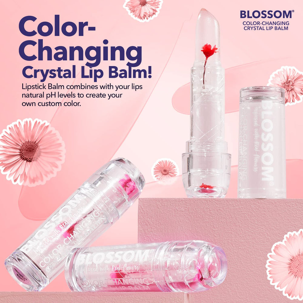 Crystal Lip Balm - Color Changing - Pink