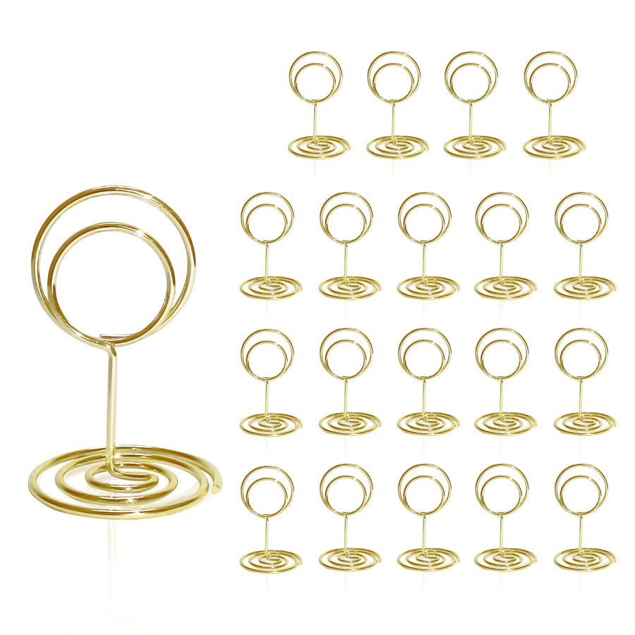 HomWanna Table Number Holders 20Pcs - 2 Inch Mini Place