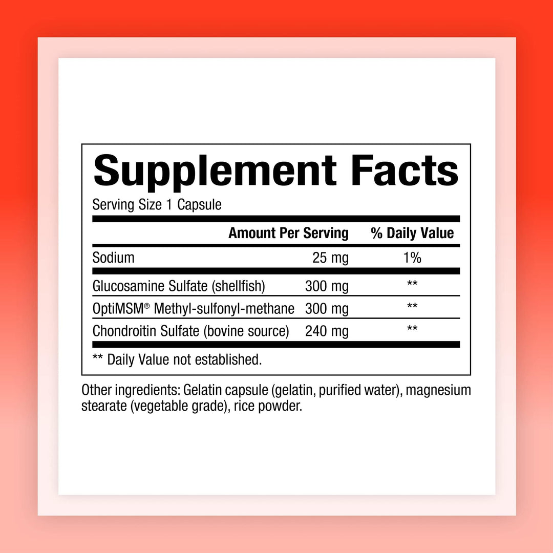 Natural Factors, MSM Joint Formula, Supports Healthy Joints and Mobility, 180 Capsules