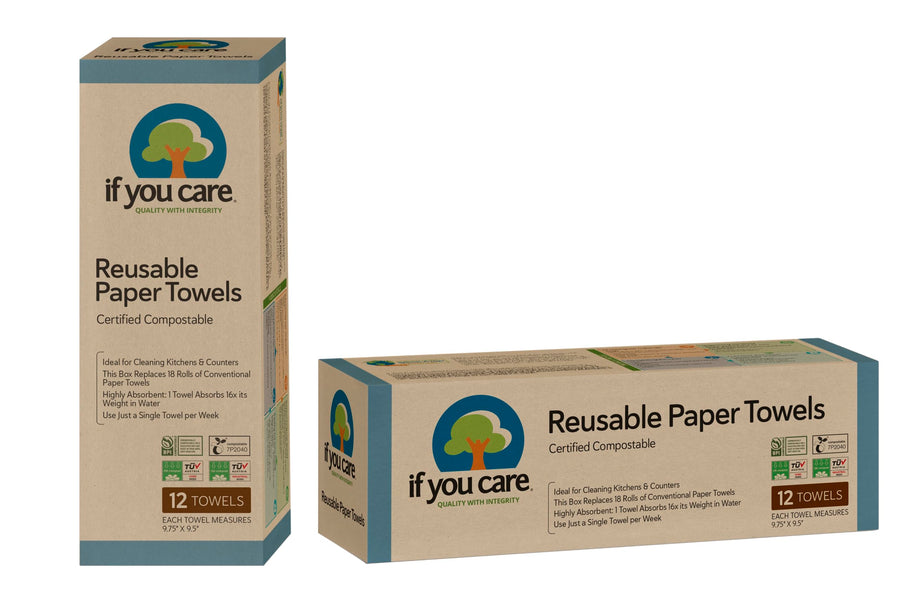 If You Care Natural Reusable Paper Towels, 12Count