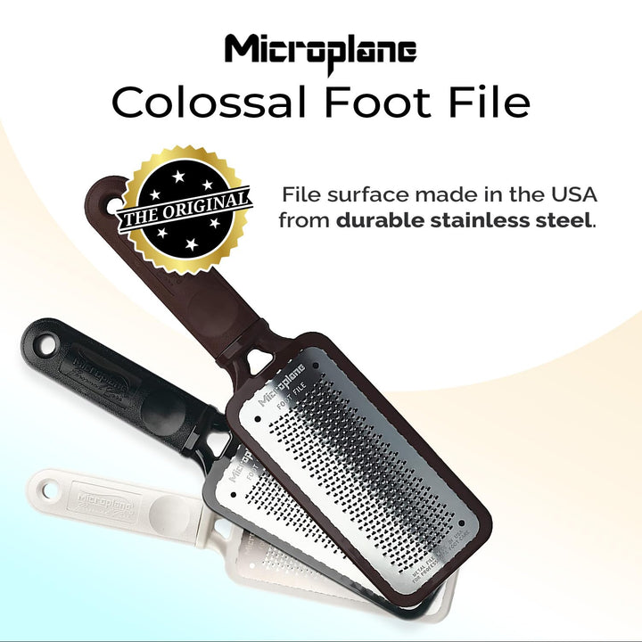 Colossal Pedicure Rasp Foot File - Brown