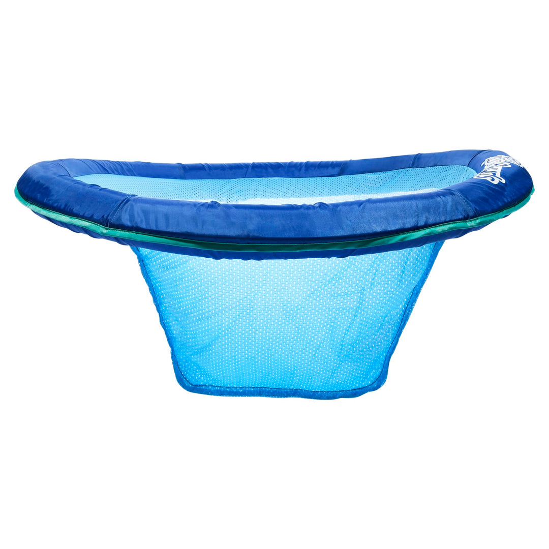 Spring Float Papasan Pool Lounger for Swimming Pool, Inflatable Pool Floats Adult with Fast Inflation for Ages 15 &amp; Up, Blue
