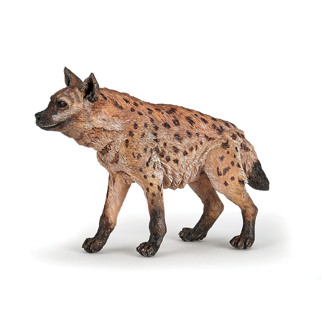 -Hand-Painted - Figurine -Wild Animal Kingdom - Hyena -50252 -Collectible - for Children - Suitable for Boys and Girls- from 3 Years Old
