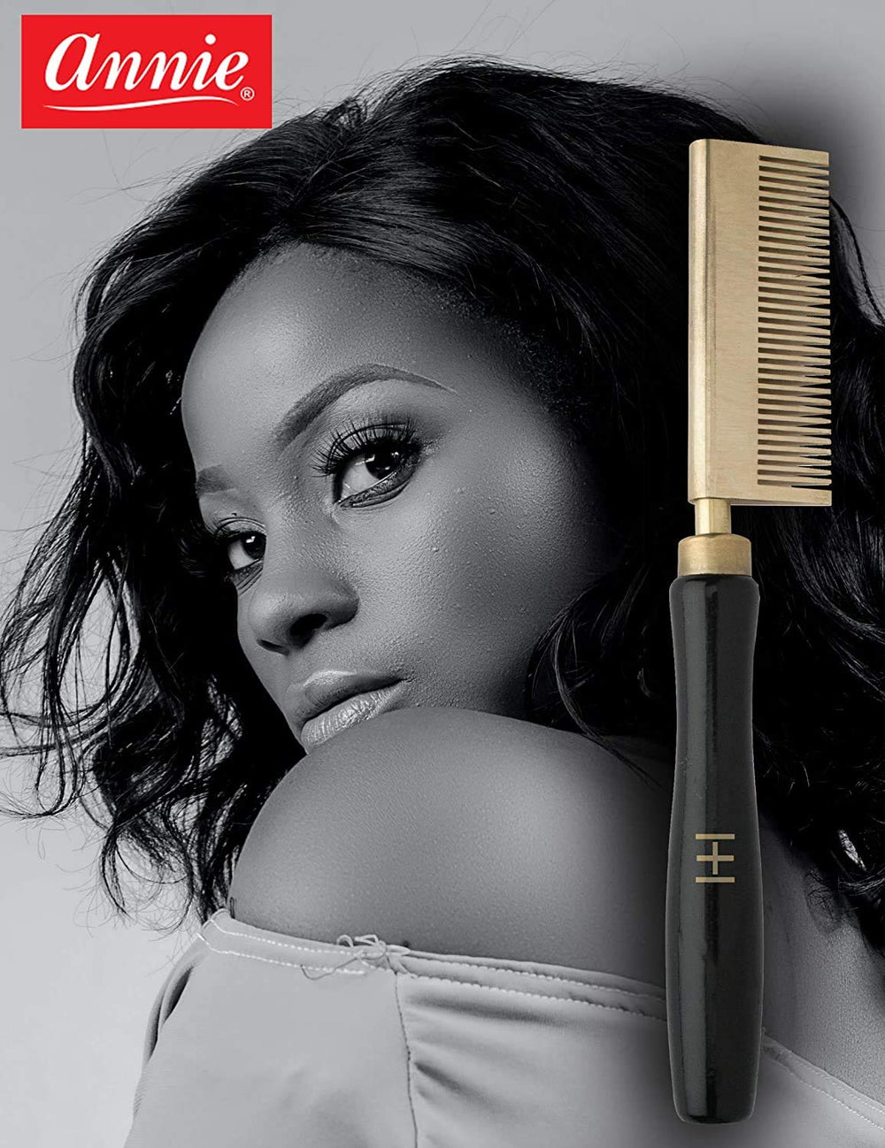 Straightening Comb, Med Teeth, Double Sided