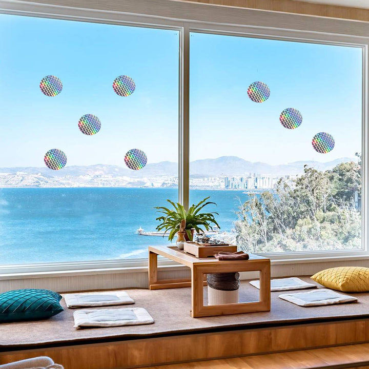 Bird Deterrent Stickers for Window, Prevent Birds from Hitting Windows, 20 Pieces