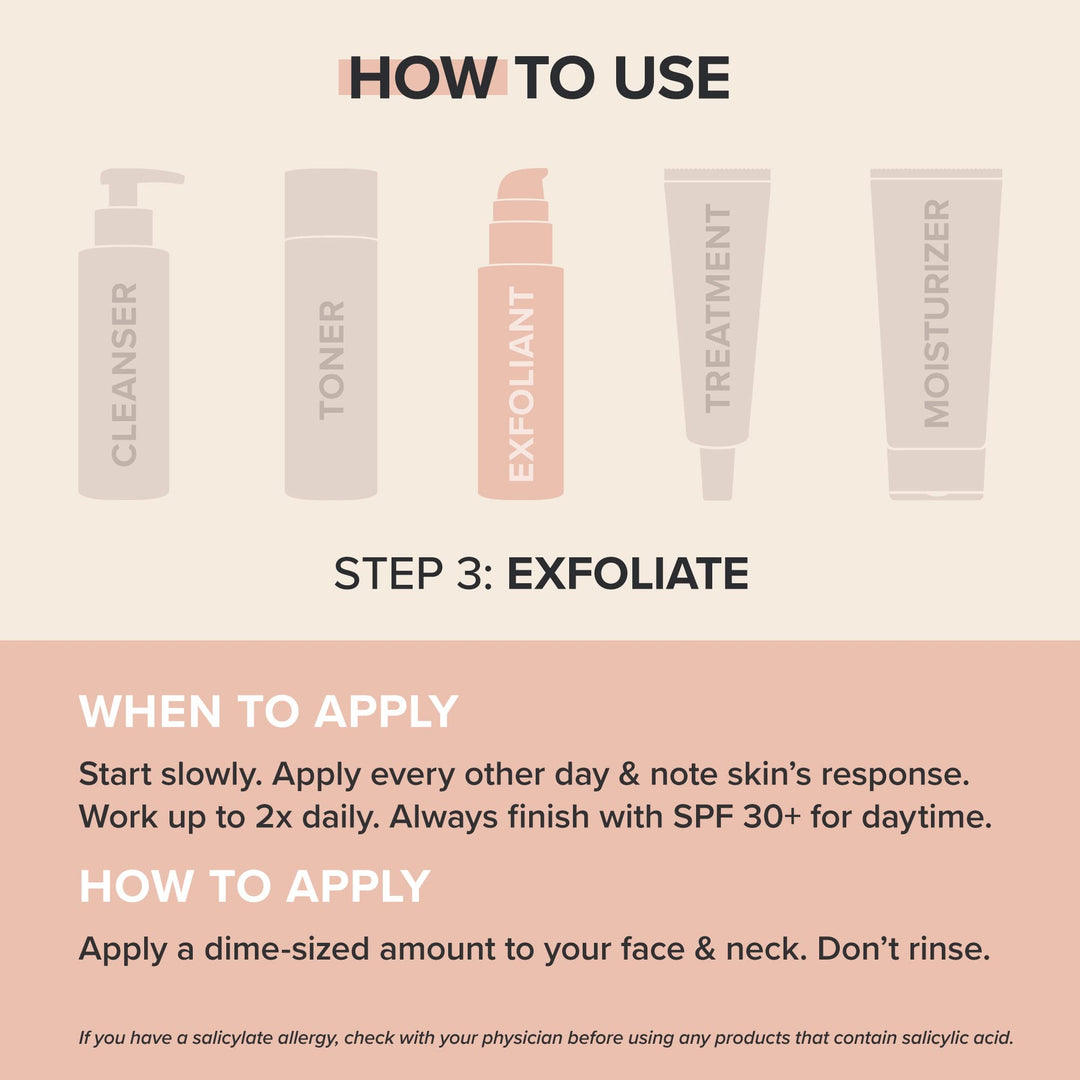 Paula&#39;s Choice SKIN PERFECTING 2% BHA Lotion Salicylic Acid Exfoliant, 3.3 Ounce Bottle Facial Exfoliator for Blackheads, Enlarged Pores, Wrinkles &amp; Fine Lines