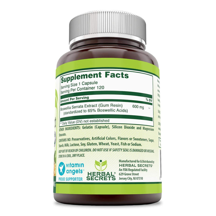 Herbal Secrets Boswellia Serrata Extract (65% Boswellic