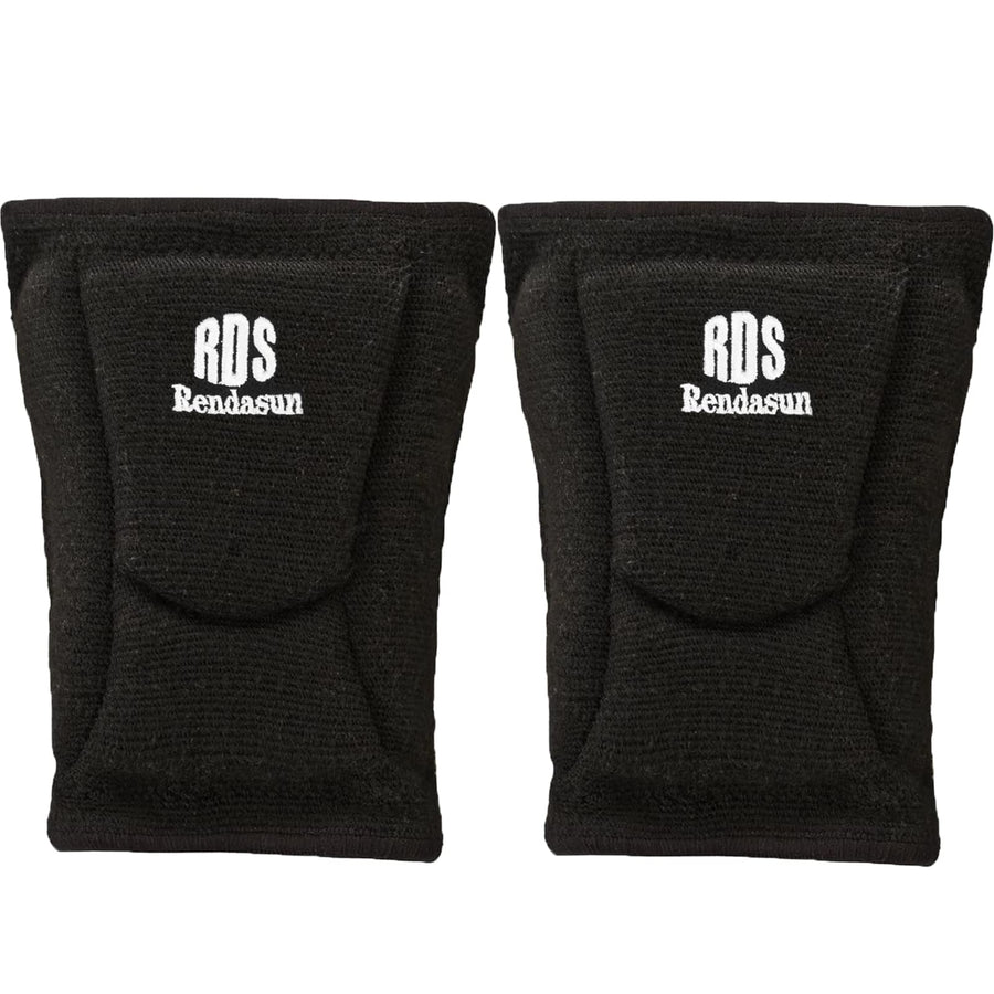 Volleyball Knee Pads, Multifunctional knee pad for Junior Youth, Unisex 1 Pair (Black, Medium)