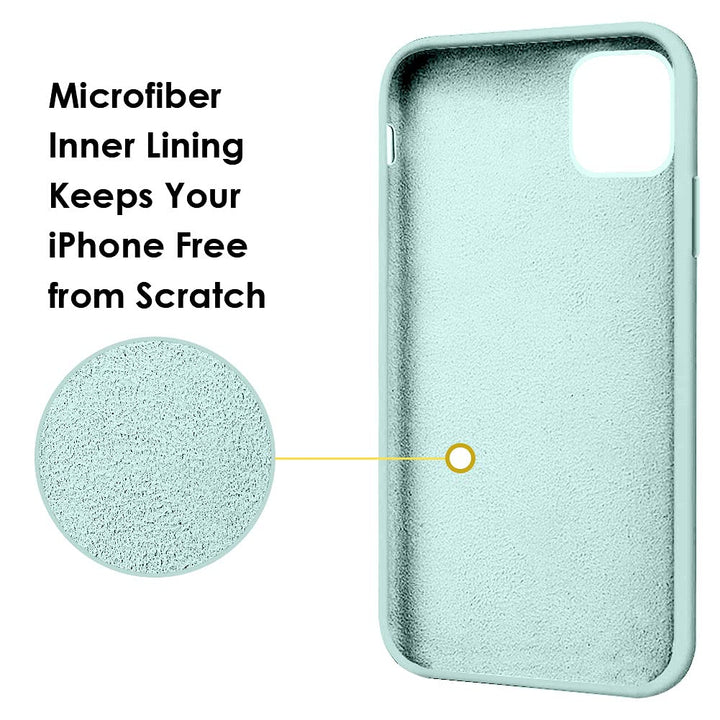 Compatible with iPhone 12 Pro Max Phone Case 6.7 inch with Ring Kickstand | Super Soft Microfiber Lining | Anti-Scratch Full-Body Shockproof Protective Case for iPhone 12 Pro Max - Mint