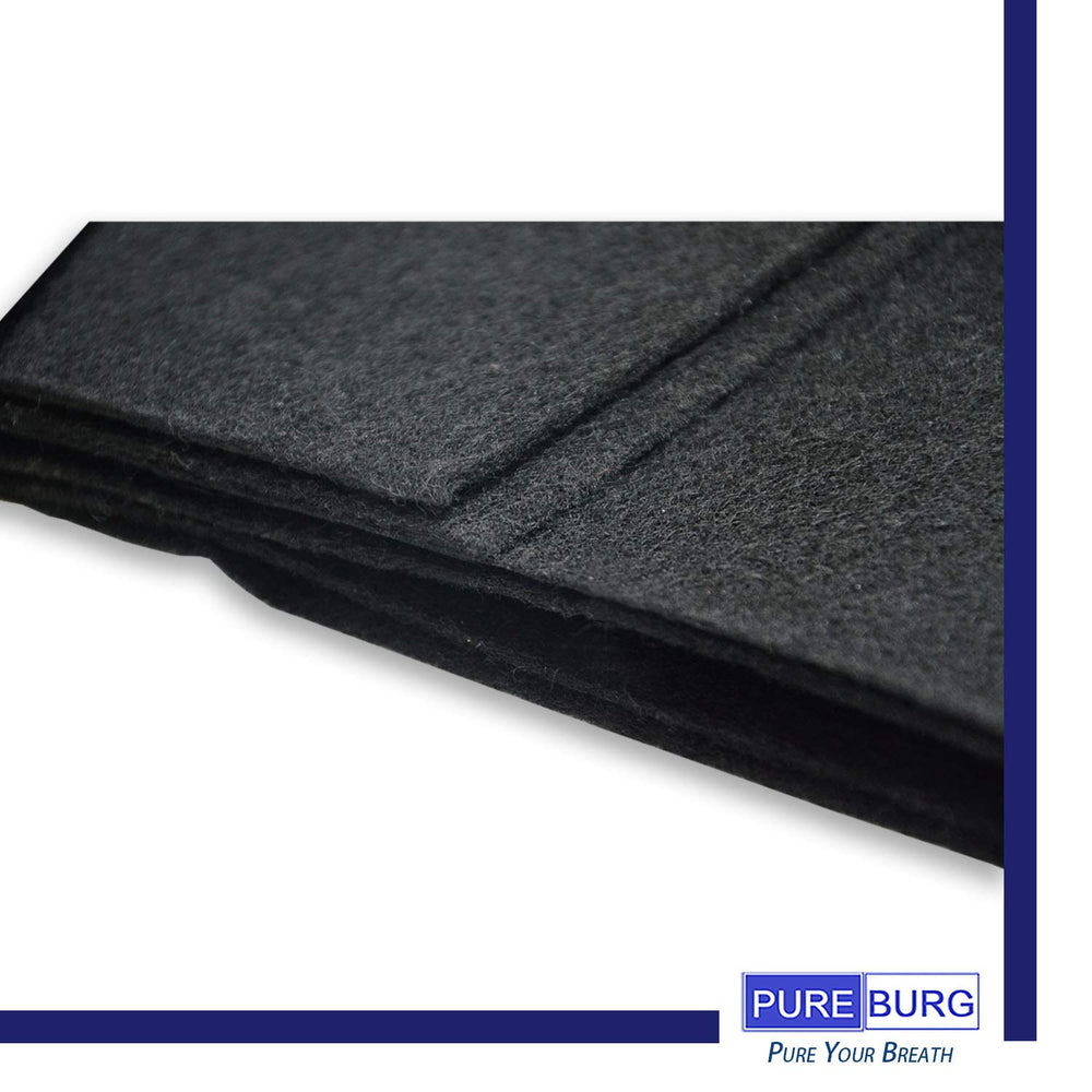 Carbon Filter,Cut-to-Fit Carbon Pad 16 x 48 inches for Air Filter Charcoal Sheet fits Range Hoods Furnace Filters removes Odor VOC Parts Accessories Replacement,1-Pack