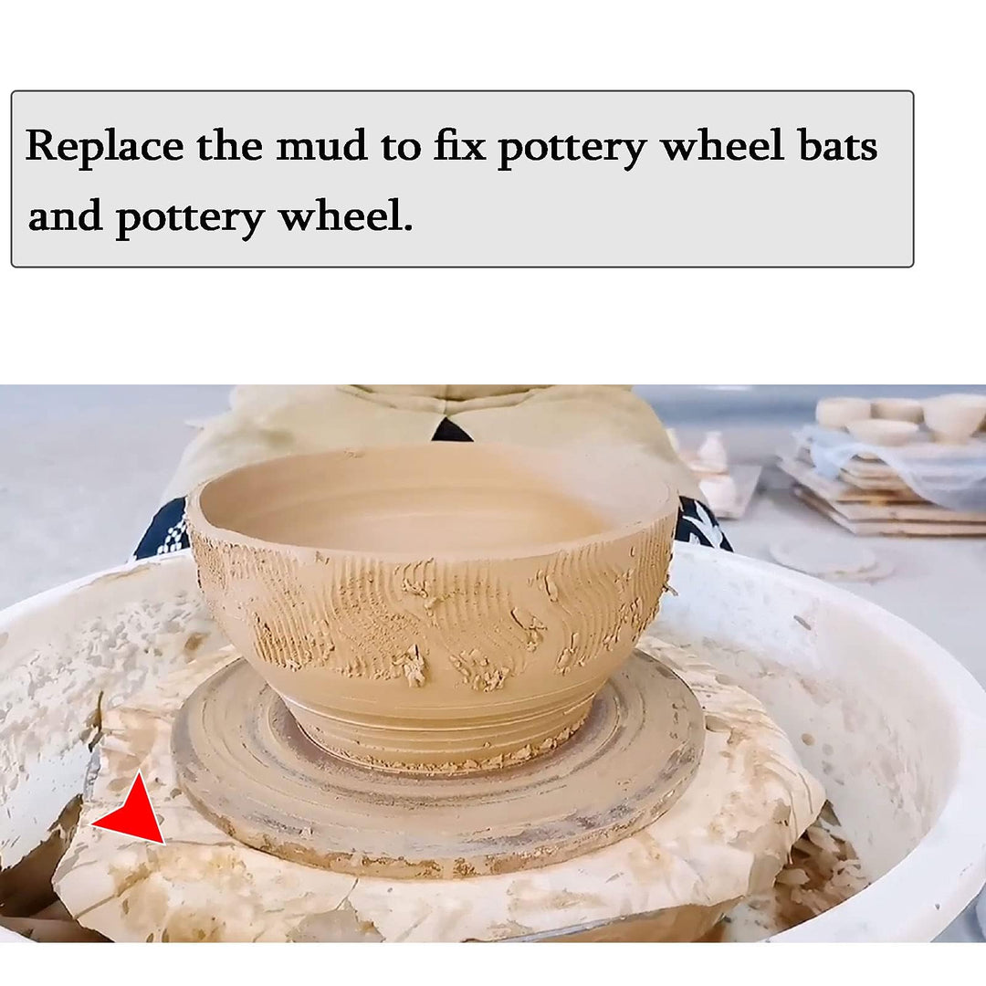Round Clay Throwing Cloth,Reusable 12 Inch Pottery Wheel Bats Cloth for Making Pottery Ceramics,Pottery Machine Accessories
