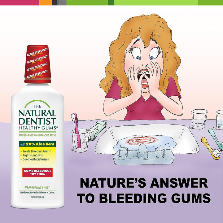 Natural Dentist Mouthrinse Ppprmint Twist