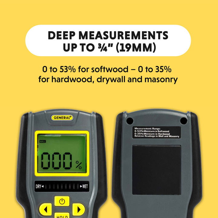 Digital Moisture Meter MMD7NP - Humidity Sensor- Pinless and Non-Invasive