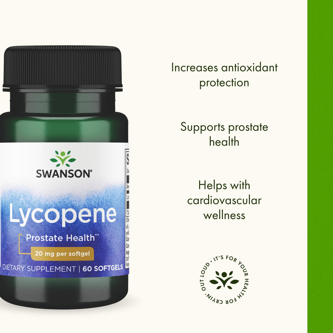 Swanson Lycopene-Natural Men&#39;s Health Supplemen
