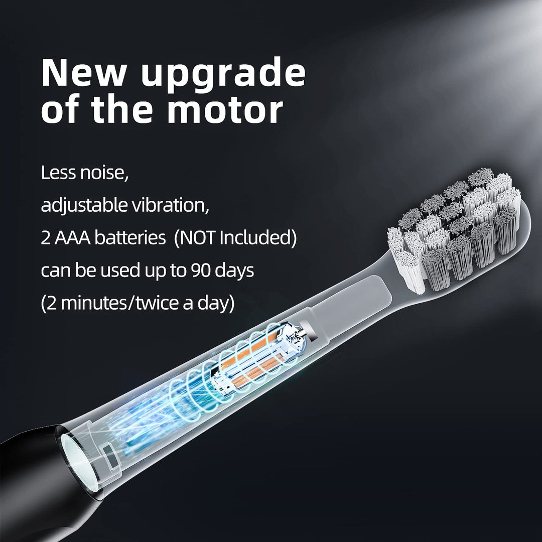 XFU Sonic Electric Battery Toothbrush for Adults and Ki