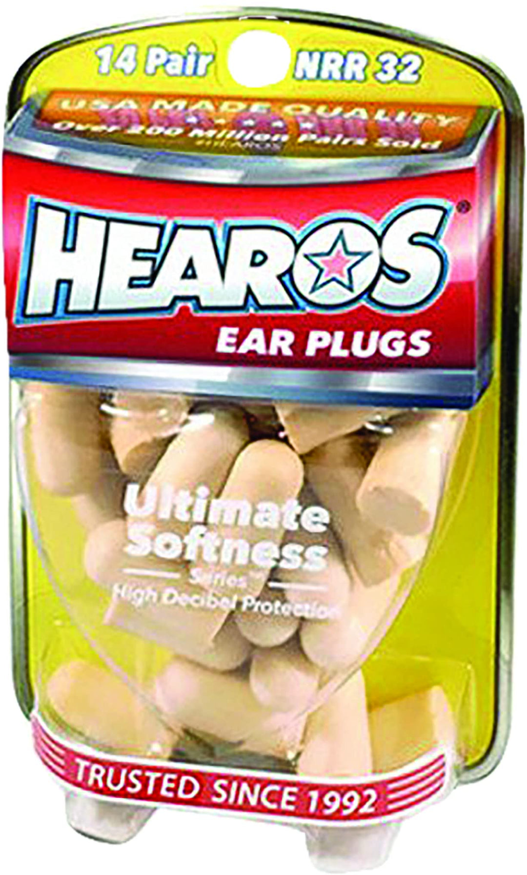 Hearos Ultimate Softness Series Ear Plugs, 8 Pair with 