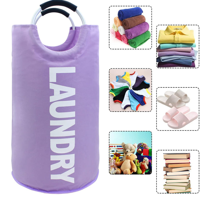 Mziart 90L Large Collapsible Laundry Basket with Padded