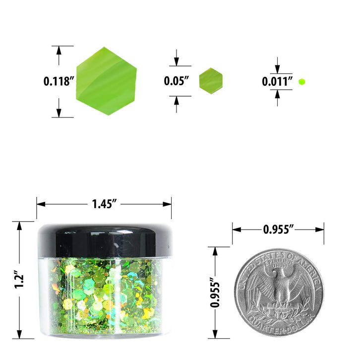 Glitter Holographic Cosmetic Festival Chunky Body Glitter for Nail Hair Face