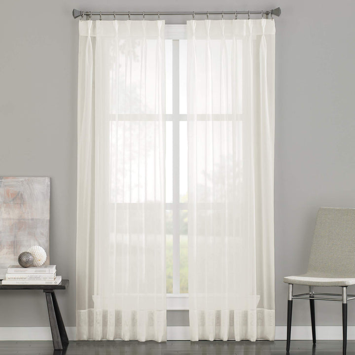 Curtainworks Soho Voile Sheer Pinch Pleat Curtain Panel