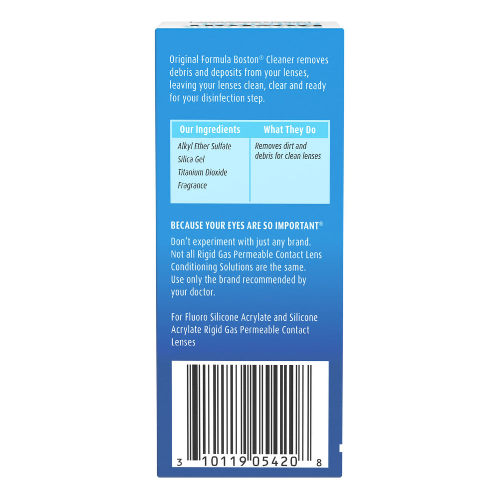 Boston Original Cleaner by Bausch + Lomb 1 Fl Oz (Pack 