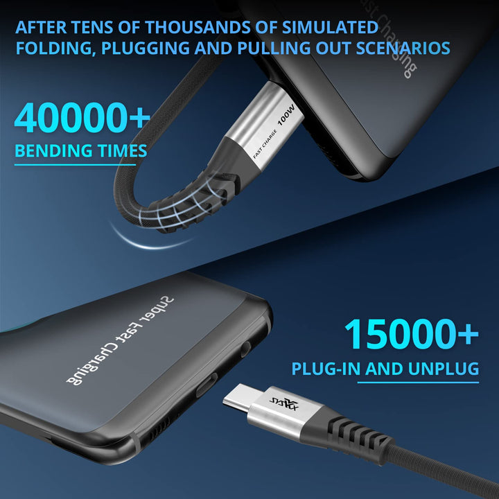 XYYZYZ USB C to USB C Cable 100W US BC to USB C Fast Ch