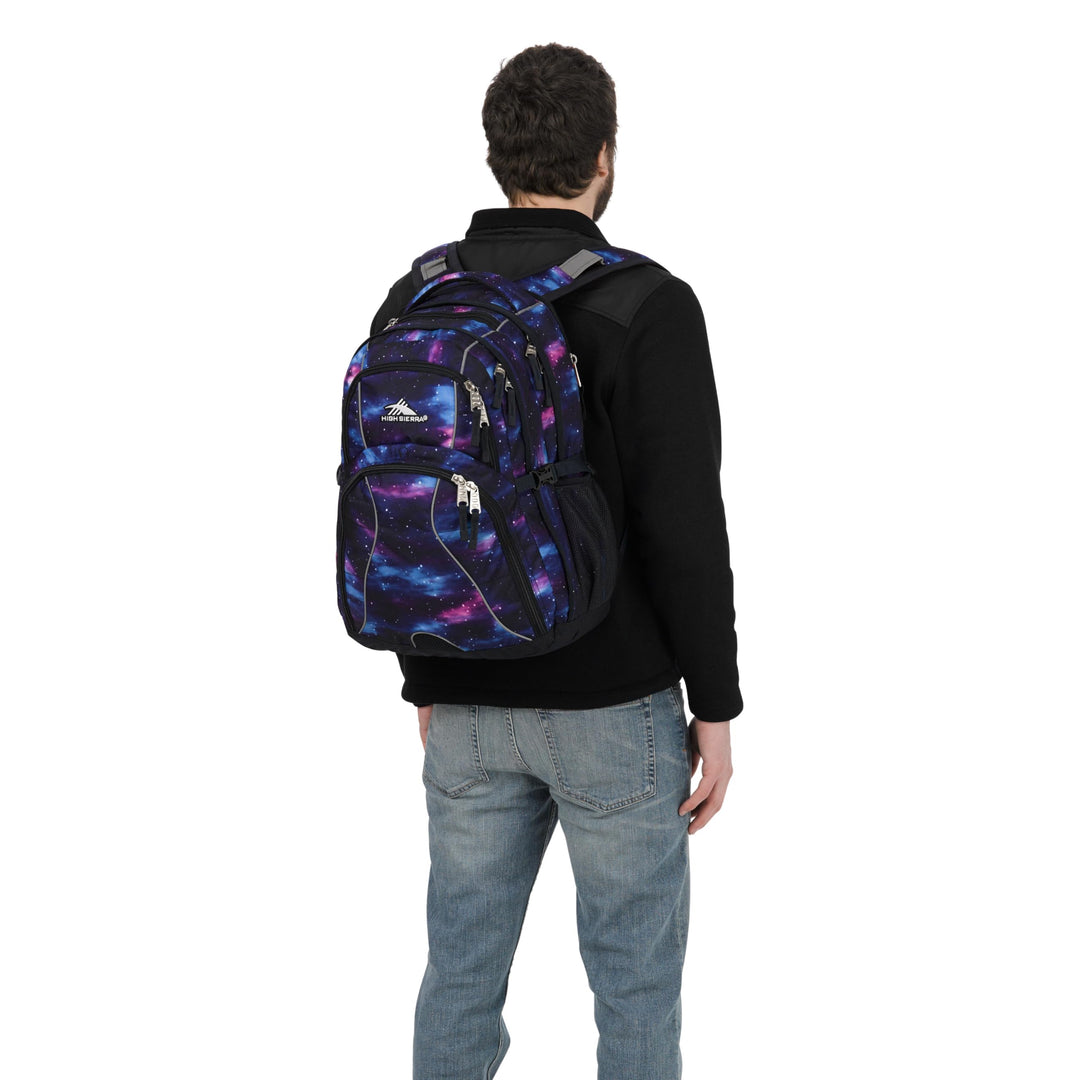 Swerve Laptop Backpack, Cosmos/Midnight Blue, One Size