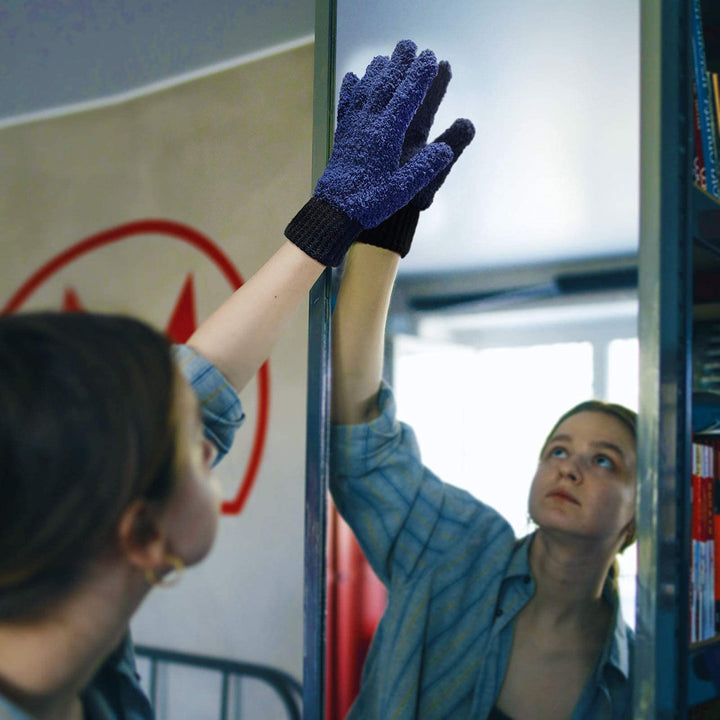 Microfiber dusting Gloves Clean Hard-to-Reach Places Ca