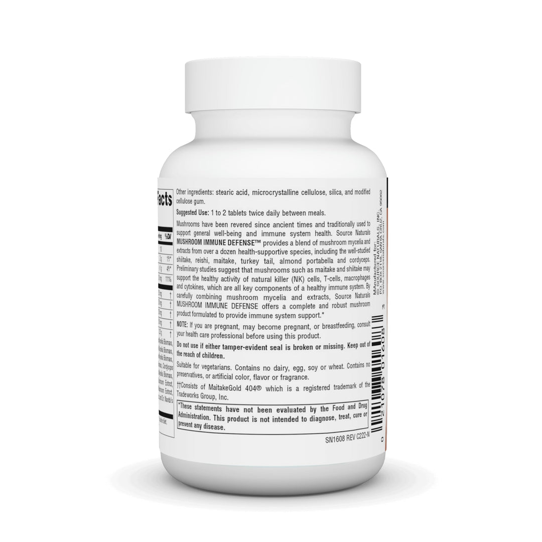 Source Naturals Mushroom Immune Defense, Powerful Mushr