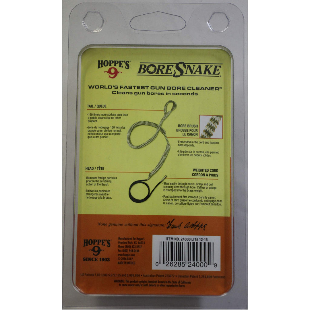 Hoppe&#39;s Boresnake .22 Caliber Pistol and Revolv