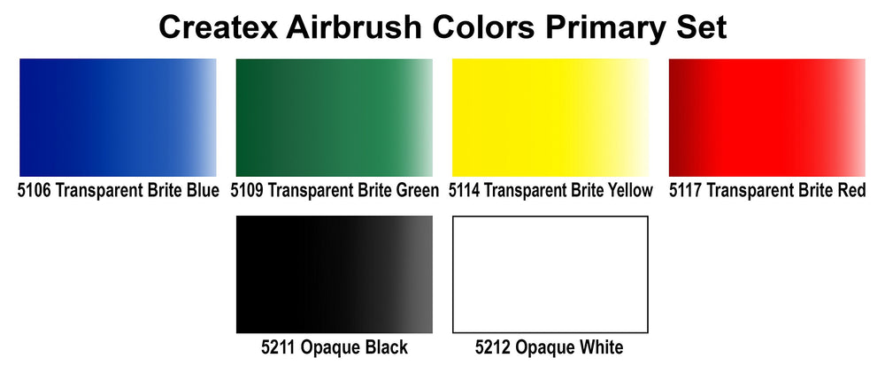 Createx 5801-00 Airbrush Paint Set, Multicolor