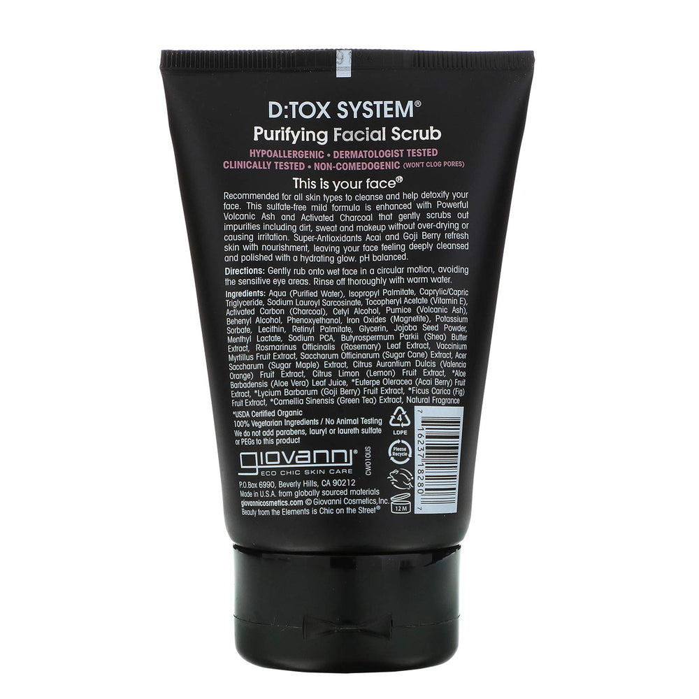 Cosmetics, Inc. D:Tox System Purifying Facial Scrub (Step2) - 4 Oz - Liquid