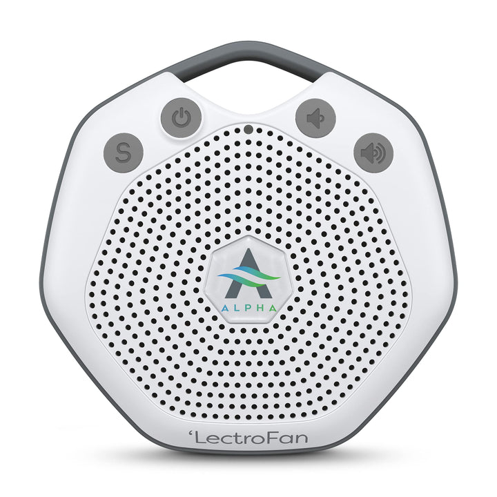 Adaptive Sound Technologies LectroFan Alpha Portable Sleep Sound Machine - Rechargeable White Noise Machine for Crib, Stroller, Car Seat & More - 7 Non-Looping Sounds - for Travel, Bedroom, Nursery