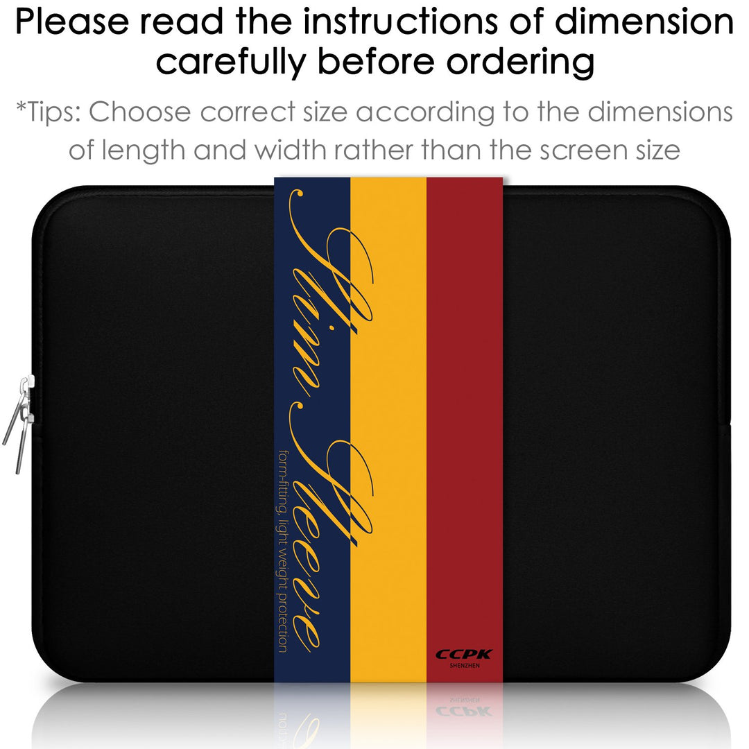 15.6 Laptop Sleeve Compatible for 16 MacBook Pro 16 Inch 15 Mac Hp Acer Aspire 5 Samsung Lenovo Surface Book Envy x360 15 in Computer Cover 16in PC Carrying Case 15.6 Inch Bag Neoprene, Black